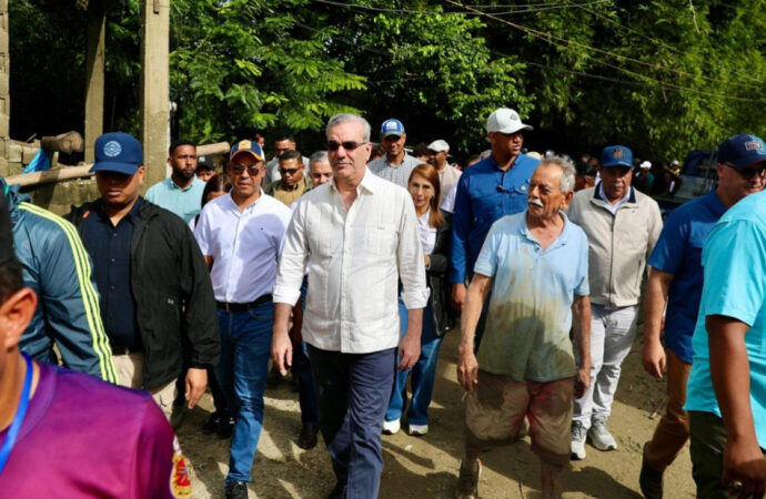 Abinader visitará comunidades impactadas por las lluvias este sábado