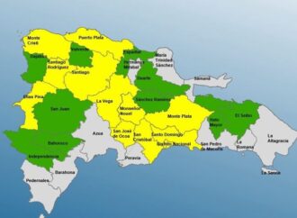 COE amplía alertas a 21 provincias y el DN por condiciones meteorológicas